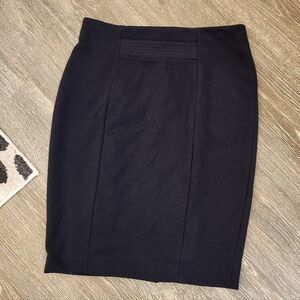 Premise Womens Navy Blue Comfort Stretch Pencil Skirt Size 8p